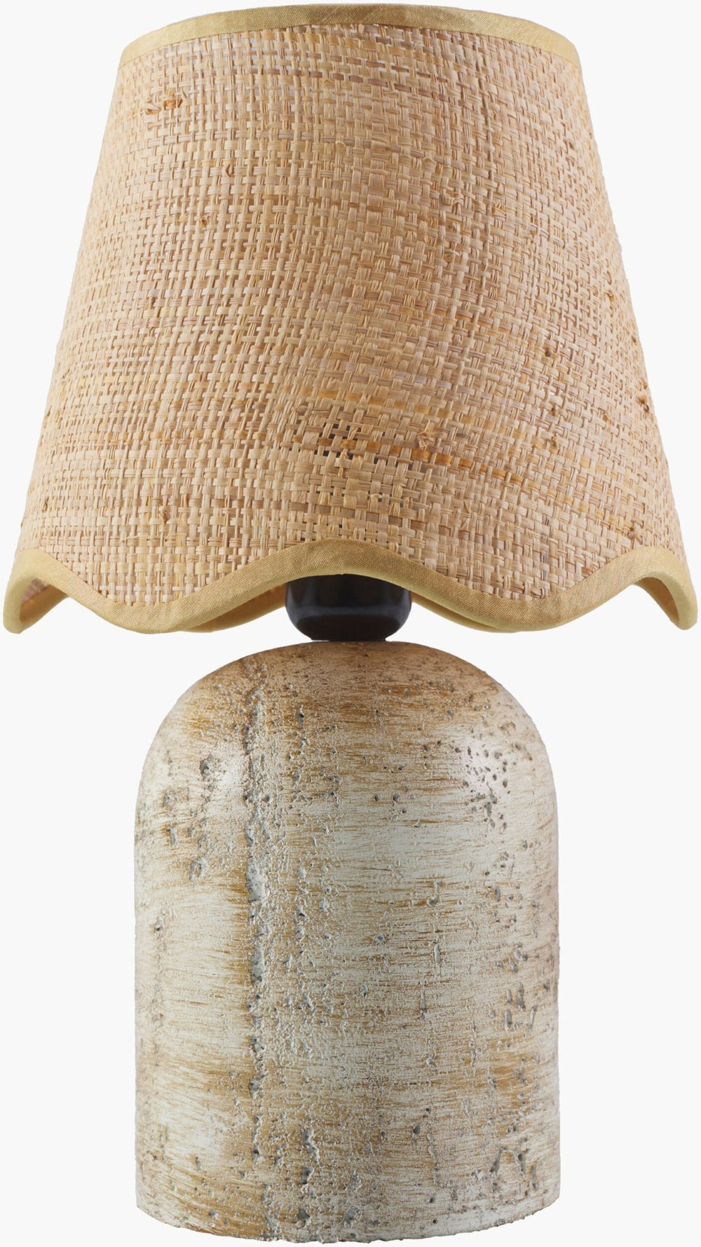 Livabliss Lomba Resin Table Lamp with Linen Shade Warm Glow for Bedroom or Living Room LMB-006