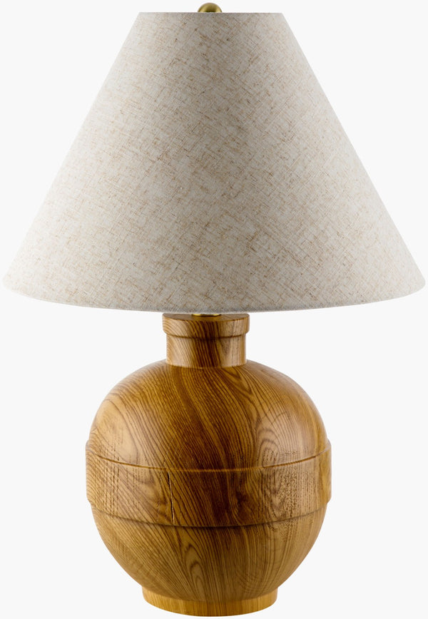 Livabliss Lommi Resin Base Table Lamp with Linen Shade for Warm Ambient Bedroom Glow LMM-002