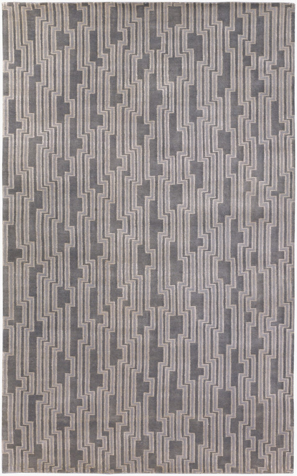 Surya Luminous Handmade 2' X 3' Wool & Viscose Rug - Luxurious, Durable, Unique Design For Any Space! Gray Wool,Viscose Lmn3003-58