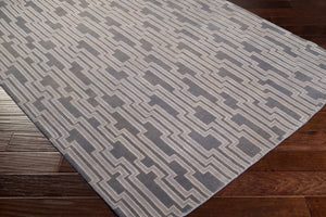 Surya Luminous Handmade 2' X 3' Wool & Viscose Rug - Luxurious, Durable, Unique Design For Any Space! Gray Wool,Viscose Lmn3003-58