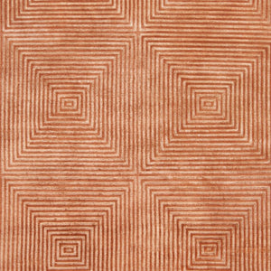 Surya Luminous Handmade 2' X 3' Wool & Viscose Rug - Luxurious, Durable, Unique Design For Any Space! Rust Viscose,Wool Lmn3004-23