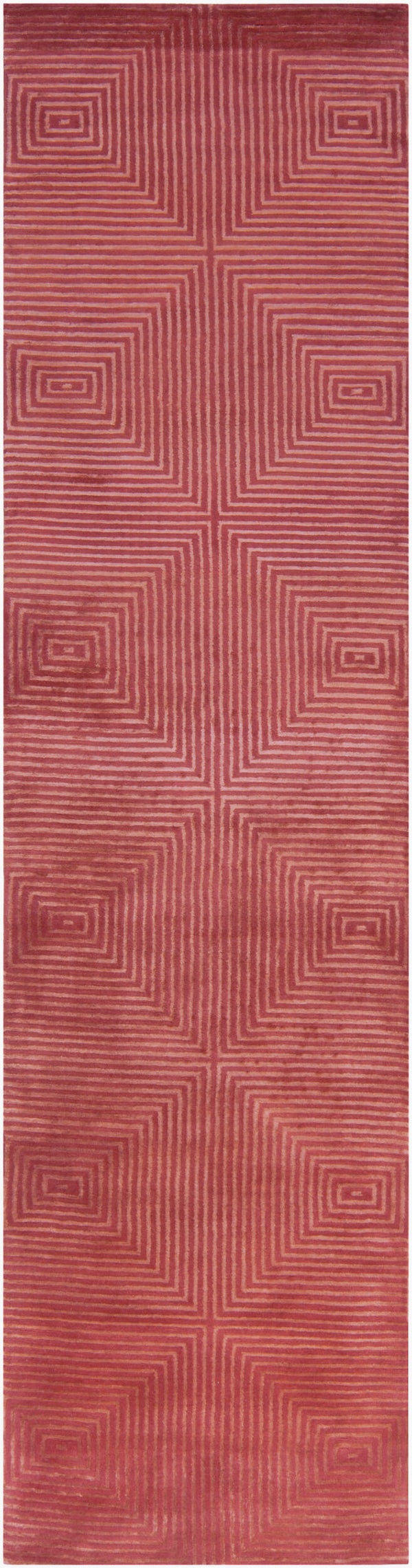 Surya Luminous Handmade 2' X 3' Wool & Viscose Rug - Luxurious, Durable, Unique Design For Any Space! Burgandy Viscose,Wool Lmn3006-2610