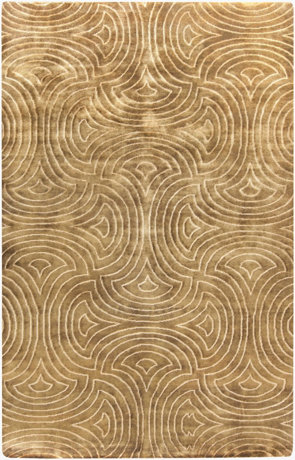 Surya Luminous Hand Knotted Wool Viscose Accent Rug Modern Pattern for Entryway or Bedroom 2' x 3' Rectangle LMN3011-23