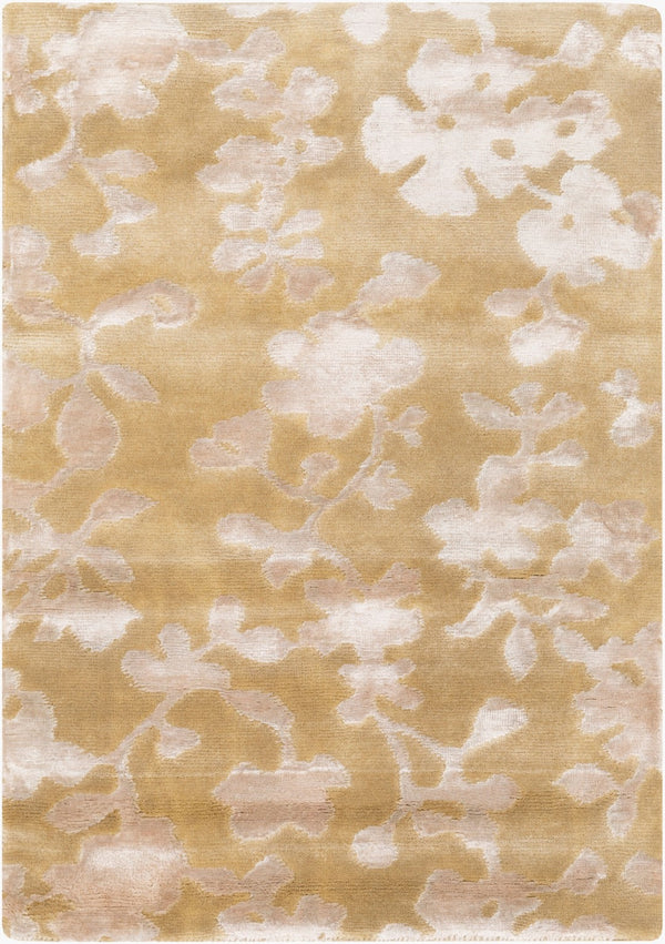 Surya Luminous Handmade 2' X 3' Wool & Viscose Rug - Luxurious, Durable, Unique Design For Any Space! Brown Viscose,Wool Lmn3015-23