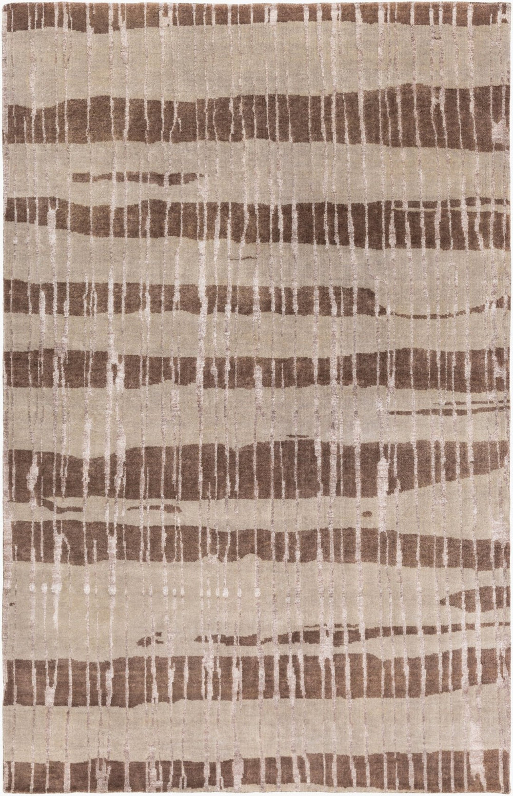Surya Luminous Hand-knotted Wool Viscose Accent Rug Mid-century Modern Entryway Decor 9' x 13' Rectangle LMN3023-913