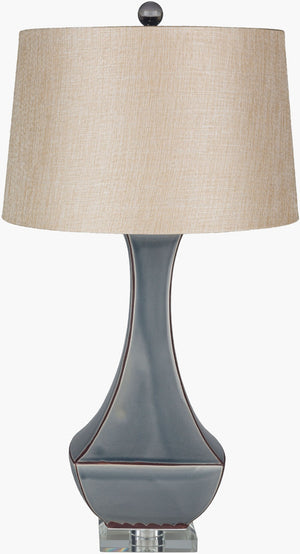 Livabliss Belhaven Ceramic and Crystal Base Table Lamp Warm Ambient Glow for Living Rooms LMP1070-TBL
