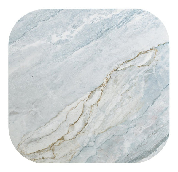 Hooker Furniture Commerce Hudson High Nesting Table With Oak Base And Quartz Top — Modern Square Pedestal Accent 24.00 L x 24.00W x 19.00H 7228-80242-80