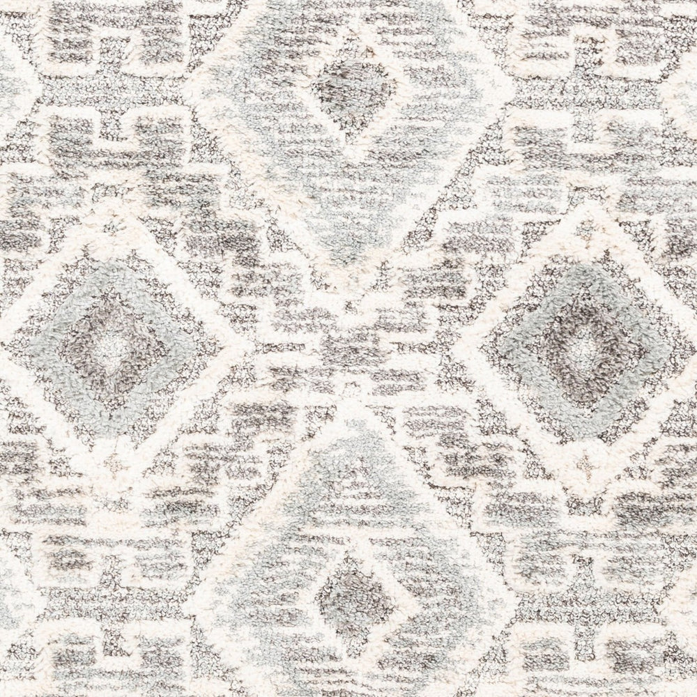 Livabliss La Maison Global Eclectic High Pile Polypropylene Accent Rug for Bohemian Interiors Medium Gray, Cr 5'3" x 7'3" LMS2304-5373
