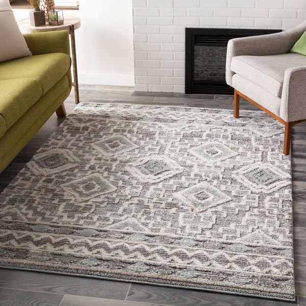 Livabliss La Maison Bohemian Global High Pile Polypropylene Rug for Entryways and Bedrooms LMS2310-23