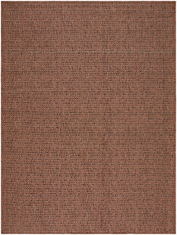 Livabliss Lumina Flatweave Accent Rug Coastal Style Polypropylene Low Profile Easy Clean Dark Brown, Cam 9' x 12' LMU2304-912