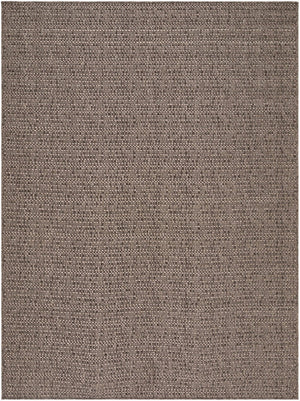 Livabliss Lumina Flatweave Coastal Accent Rug Woven in Turkey for Entryways and Sunrooms Dark Brown, Med 5'1" x 7' LMU2307-517