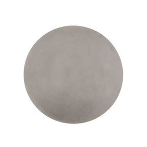 English Elm Outdoor Concrete Round Side Table Basket Weave Texture Patio Balcony Accent 73432.00