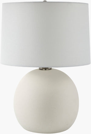 Livabliss Lemay Ceramic Bohemian Table Lamp with Linen Shade for Bedroom or Living Room LMY-002