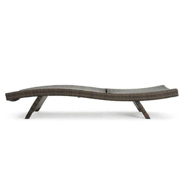 English Elm Christopher Knight Home® - Salem Pe Wicker Chaise Lounge Set – Premium Outdoor Comfort With Mocha Finish, No Assembly Required 52005.00ALUMCAMP2