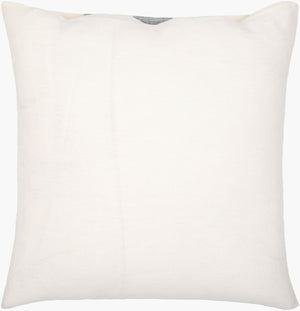 Surya Linen Stripe Buttoned Accent Pillow - 18"L X 18"W, Timeless Country Cottage Charm For Your Home Cream Linen,Linen Lnb003-1818d