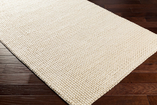 Livabliss Lucerne Handwoven Wool Blend Flatweave Area Rug Artisan Crafted for Entryways and Bedrooms Cream 8'10" x 13' LNE1000-81013
