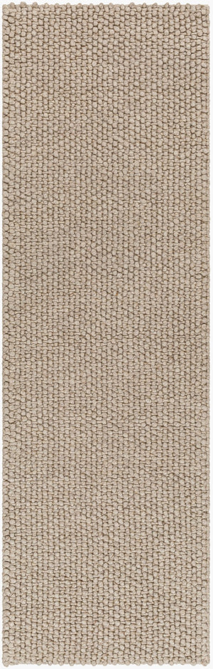 Livabliss Lucerne Handwoven Wool Blend Flatweave Area Rug for Living Room or Dining Space Light Gray 2'6" x 8' LNE1002-268