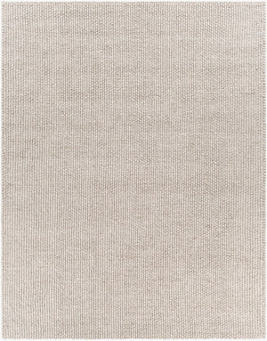 Livabliss Lucerne Handwoven Wool Blend Flatweave Area Rug for Living Room or Dining Space Light Gray 8' x 10' LNE1002-810