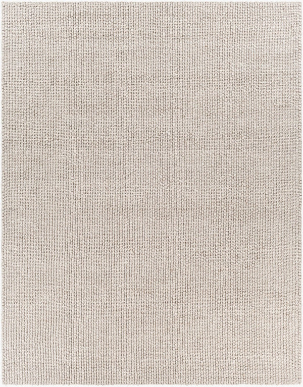 Livabliss Lucerne Handwoven Wool Blend Flatweave Area Rug for Living Room or Dining Space Light Gray 8' x 10' LNE1002-810