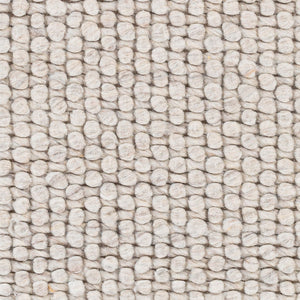 Livabliss Lucerne Handwoven Wool Blend Flatweave Area Rug for Living Room or Dining Space Light Gray 2' x 3' LNE1002-23