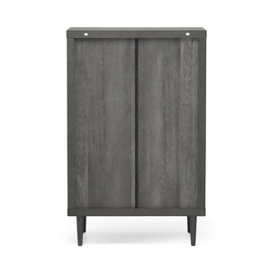 English Elm Christopher Knight Home® - Nordic 5-Drawer Chest - Mid-Century Modern Design With Faux Wood Finish And Spacious Storage Solutions 71146.00GRY