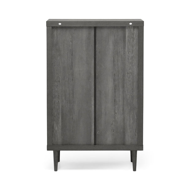 English Elm Christopher Knight Home® - Nordic 5-Drawer Chest - Mid-Century Modern Design With Faux Wood Finish And Spacious Storage Solutions 71146.00GRY