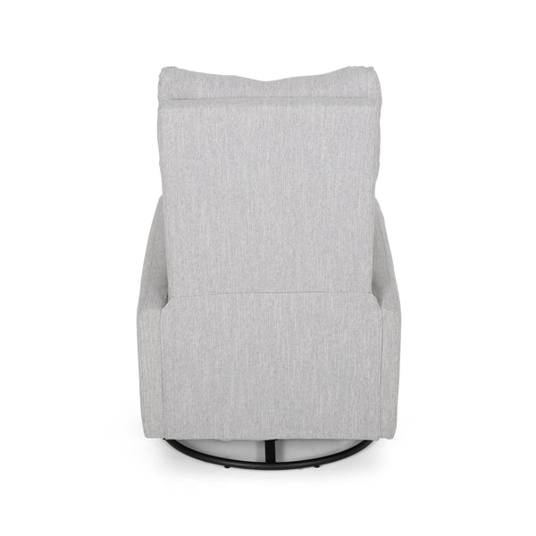 English Elm Christopher Knight Home® - Recliner Swivel Rocker with Glider Function, Push-Back Reclining Chair for Living Room & Nursery LIGHT GREY 65354.00LGRY