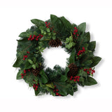 Magnolia Leaf and Winter Foliage Wreath XPW20289 Park Hill