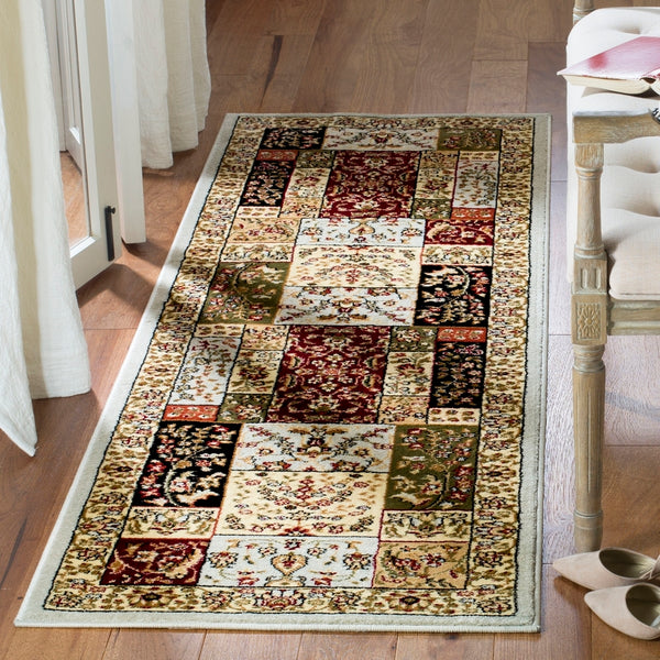 Safavieh Lnh318 Power Loomed  Rug Grey / Multi LNH318G-5SQ