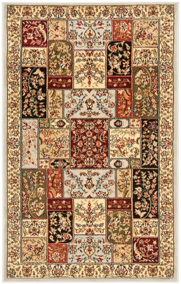 Safavieh Lnh318 Power Loomed  Rug Grey / Multi LNH318G-5SQ