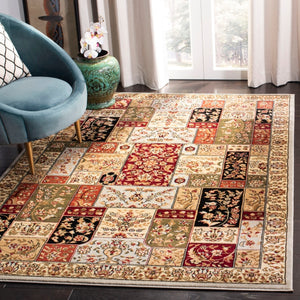 Safavieh Lnh318 Power Loomed  Rug Grey / Multi LNH318G-5SQ