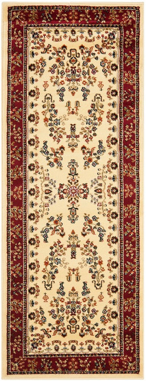 Safavieh Lnh331 Power Loomed  Rug Ivory / Red LNH331A-4R