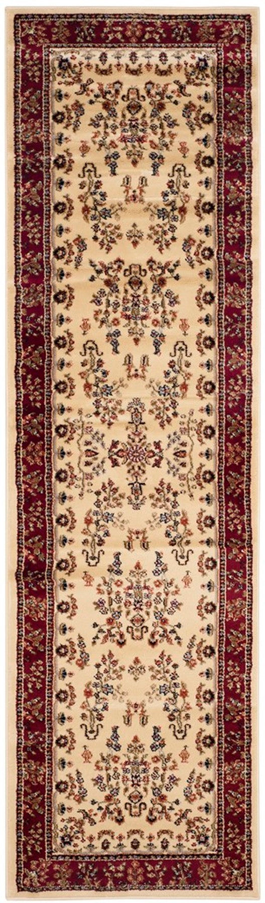 Safavieh Lnh331 Power Loomed  Rug Ivory / Red LNH331A-4R