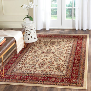 Safavieh Lnh331 Power Loomed  Rug Ivory / Red LNH331A-4R