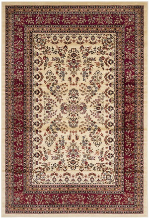 Safavieh Lnh331 Power Loomed  Rug Ivory / Red LNH331A-4R