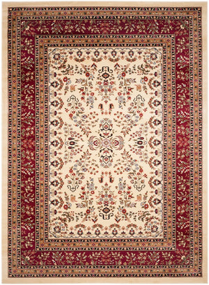 Safavieh Lnh331 Power Loomed  Rug Ivory / Red LNH331A-4R
