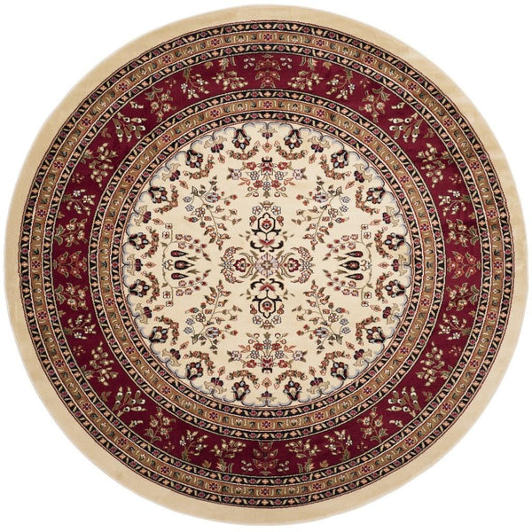 Safavieh Lnh331 Power Loomed  Rug Ivory / Red LNH331A-4R