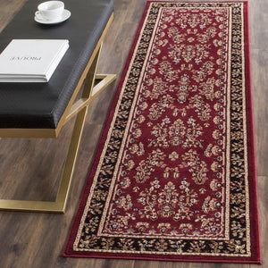 Safavieh Lnh331 Power Loomed  Rug Red / Black LNH331B-810