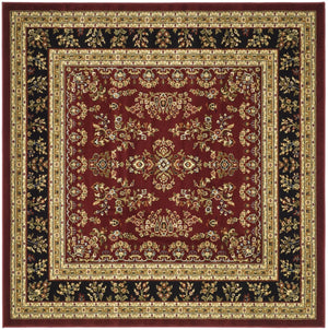 Safavieh Lnh331 LNH331 Power Loomed  Rug Red / Black LNH331B-1115