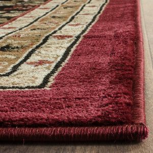 Safavieh Lnh331 LNH331 Power Loomed  Rug Red / Black LNH331B-1115