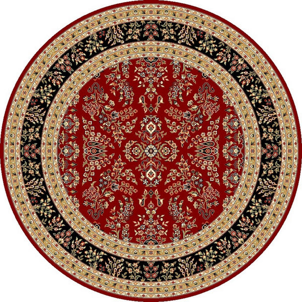 Safavieh Lnh331 LNH331 Power Loomed  Rug Red / Black LNH331B-1115