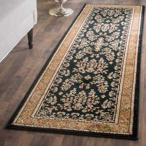 Safavieh Lnh331 Power Loomed  Rug Black / Tan LNH331D-810