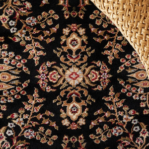 Safavieh Lnh331 Power Loomed  Rug Black / Tan LNH331D-810