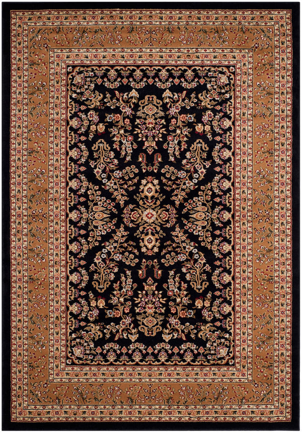 Safavieh Lnh331 Power Loomed  Rug Black / Tan LNH331D-810