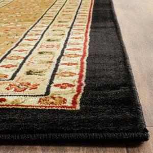 Safavieh Lnh331 Power Loomed  Rug Black / Tan LNH331D-810