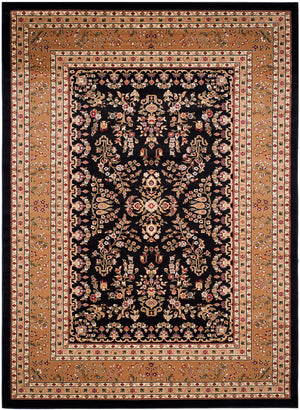 Safavieh Lnh331 Power Loomed  Rug Black / Tan LNH331D-810