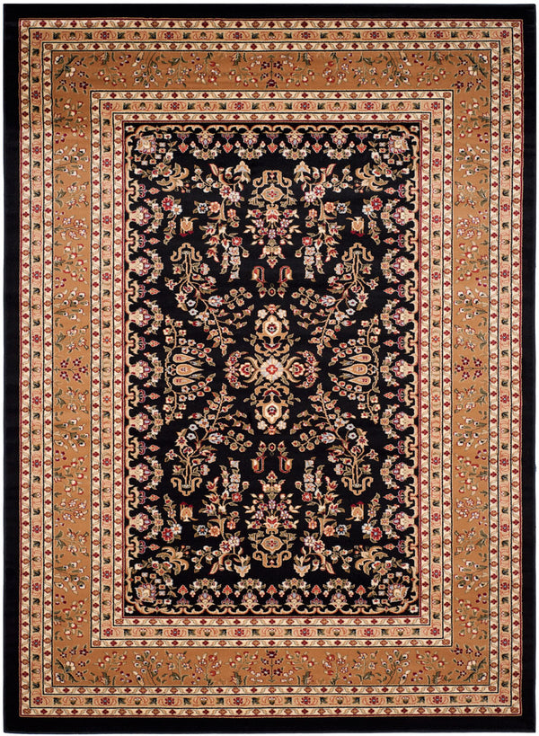 Safavieh Lnh331 Power Loomed  Rug Black / Tan LNH331D-810