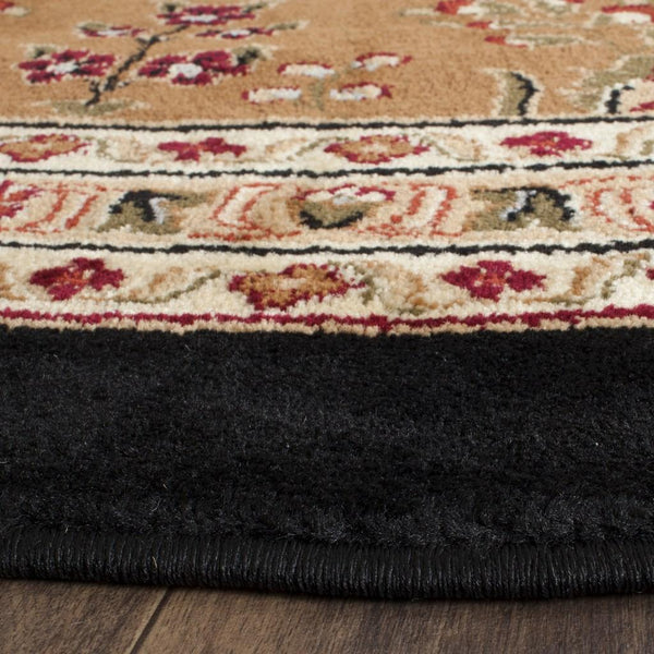 Safavieh Lnh331 Power Loomed  Rug Black / Tan LNH331D-810