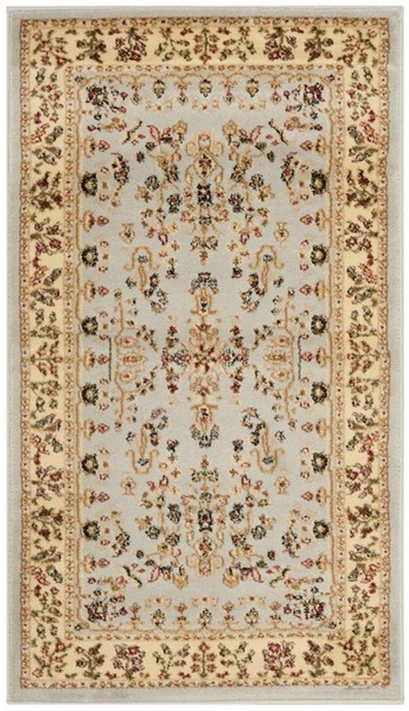 Safavieh Lnh331 Power Loomed Rug Grey / Beige 2'-3" x 12'