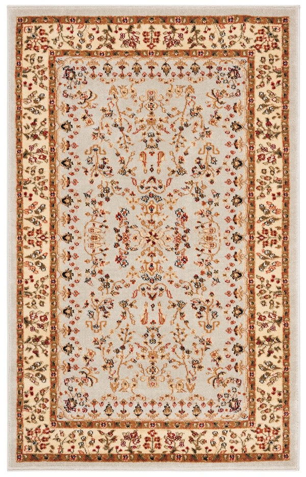 Safavieh Lnh331 Power Loomed Rug Grey / Beige 2'-3" x 12'